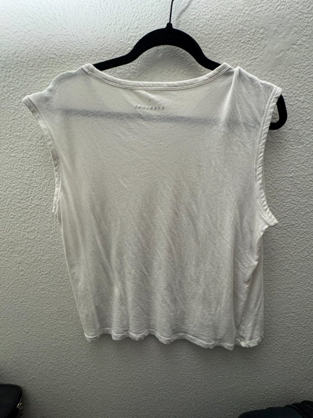 Everlane White Muscle Womens Top Size Medium - Picture 4 of 5